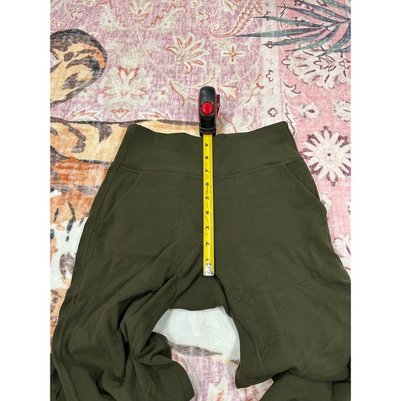 Lululemon Dark Olive Align Crop Jogger 23" Size 4 Athletic Workout - Picture 5 of 6